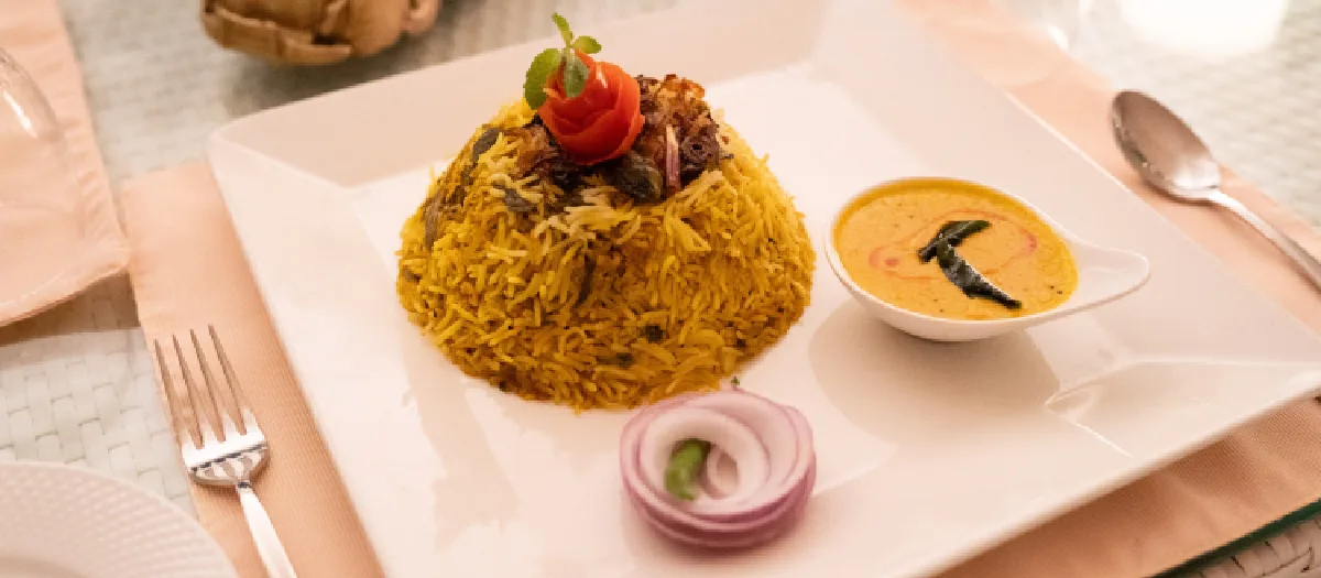 Signature plated dish