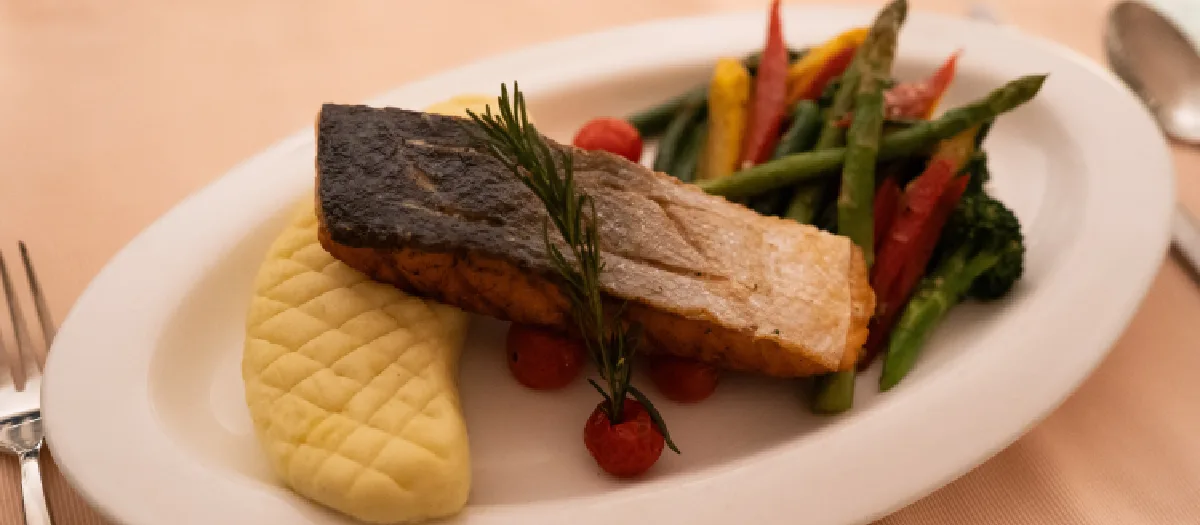 Signature plated dish